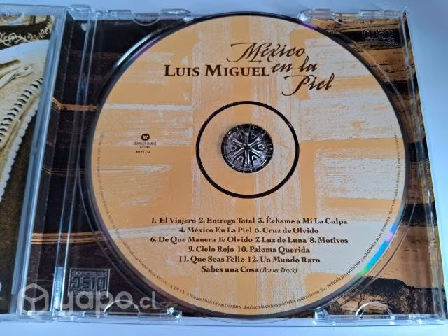 CD Luis Miguel - México en la piel (2004)