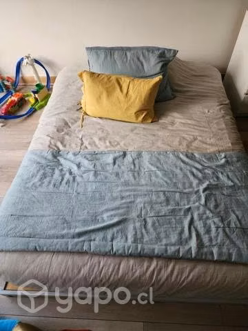 Cama montessori full incluye colchon flex