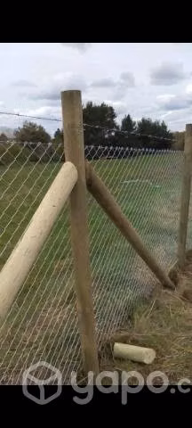 Cercos cierres perimetrales polin y malla