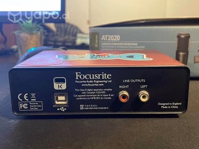 Interfaz Focusrite Scarlett Solo (2da)