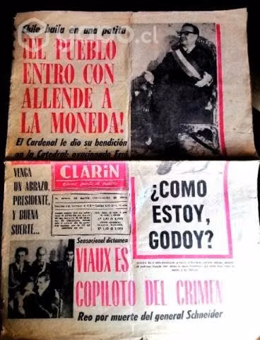 Reportaje de salvador Allende año 70