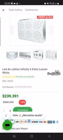 Led para cultivo indoor