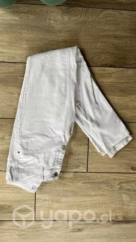 Pantalones ZARA blanco y verde