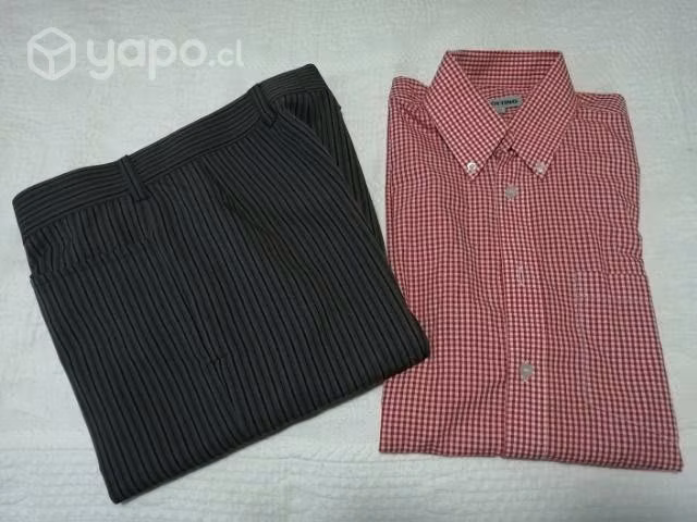 Pantalón, camisa y chaqueta de huaso