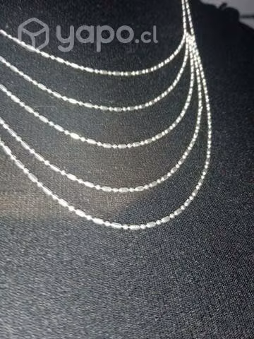 Cadena de plata mujer