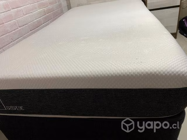 CAMA EUROPEA CON VELADOR 1.5 plaza