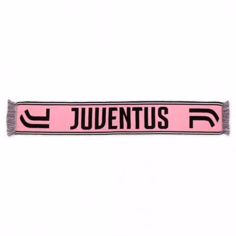 Juventus Bufanda Rosada C/ Logo y Estampado