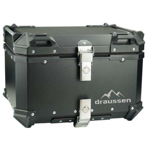 Top Case/Maleteros Aluminio Negro 55L DRAUSSEN - Imagen 2