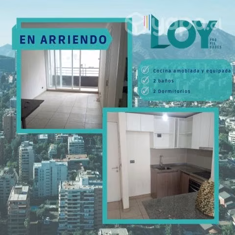 Arriendo depto 2d/2b estac y bodega metro ecuador