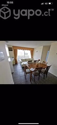 Cálido departamento en la avenida del mar