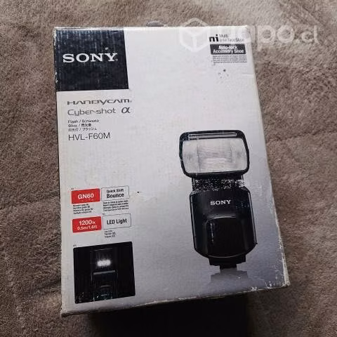 Flash Externo Sony Hvl-f60m, Profesional Con Detal