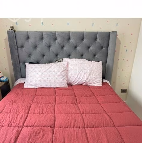 Cama 2 plazas más respaldo orejero