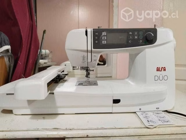 2 en 1: Bordadora/máquina de cocer