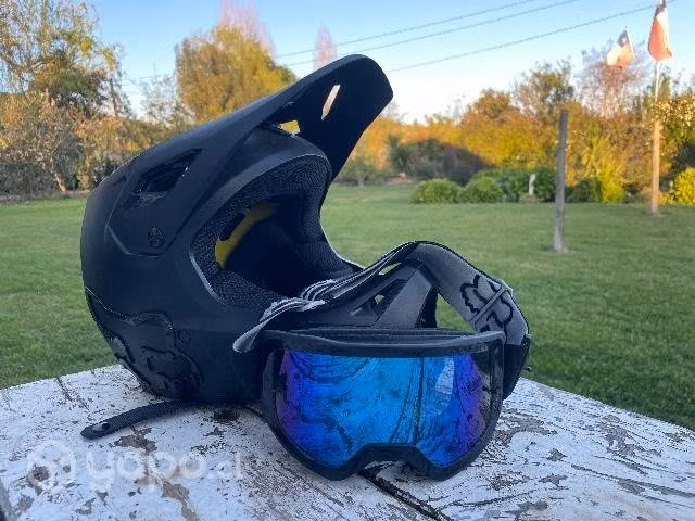 Bicicleta Trek FuelEx 2013+Casco fox+antiparra Fox