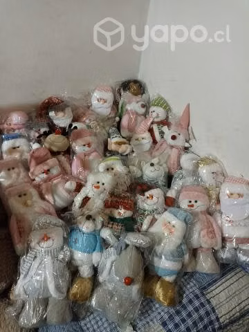 Muñequitos patas largas navideños