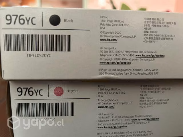 Toner hp, cartucho de tinta hp