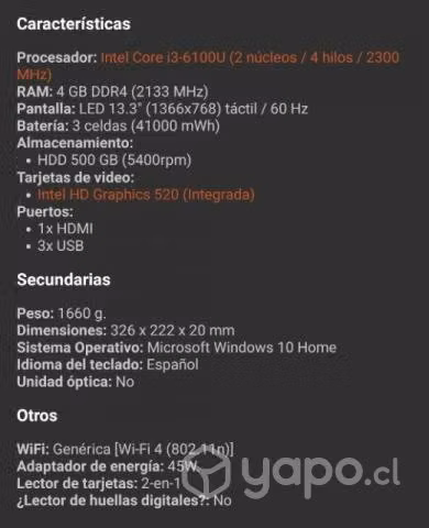 Notebook hp pavilon 360 convertible