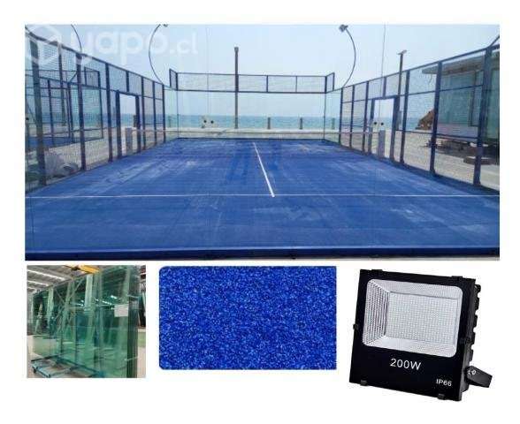 Cancha Padel embalada color Azul Liquidación - Imagen 2