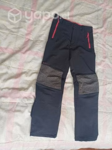 Pantalon con negro con rosa para ir a la nieve