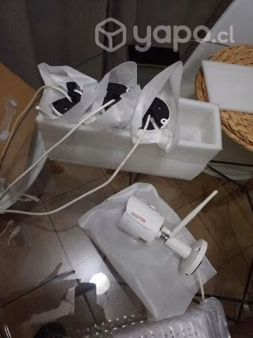 Kit CCTV 4 cámaras IP WIFI SCPGE4SF200 Safecom