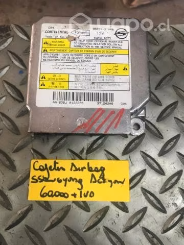 Cajetin airbag Ssangyong Actyon 2007 al 2012