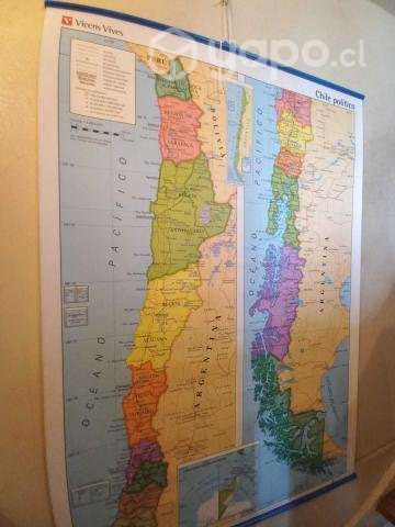 Mapa de Chile Fisico - Politico - Imagen 4