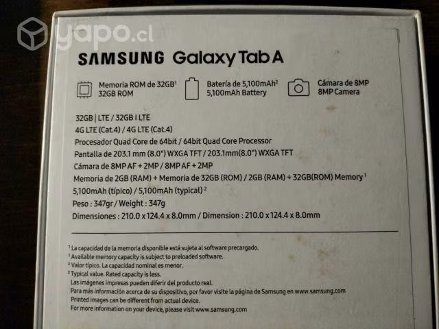 Tablet Samsung Tab A8 2019 - Imagen 3