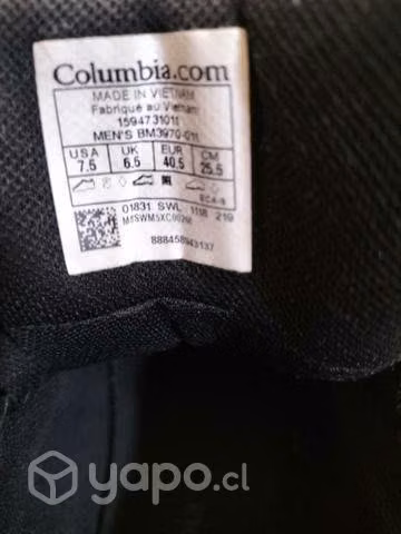 zapatos Merrel y columbia