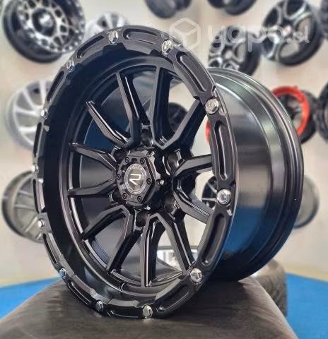Llantas Aro 16x8,5 6x139 Negro Mate L200 Hilux etc - Imagen 2