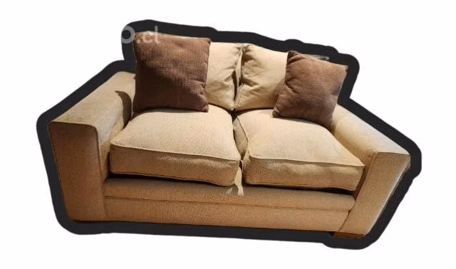 Sofa de 2 cuerpos beige