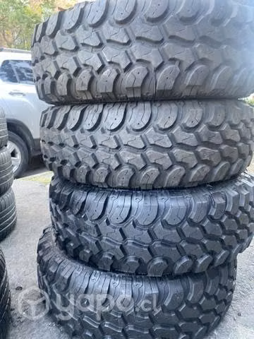 4 Neumaticos 245/70/17 MT seminuevos pantaneros