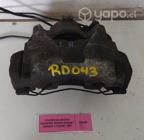 Caliper Delantero Izq Renault Dokker 1.5 2017