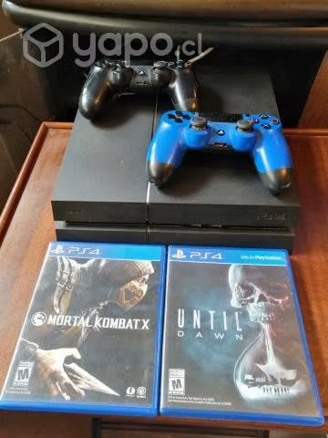 Consola Ps4 Slim, 2 Controles Y 2 Juegos