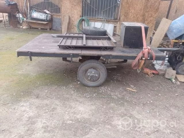 Carro de arrastre 2000kilos 4 ruedas no inscrito