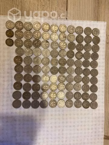 Coleccion de monedas antiguas chilenas