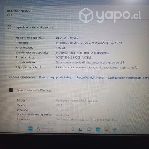 Computador lenovo estado 7/10 - Imagen 2