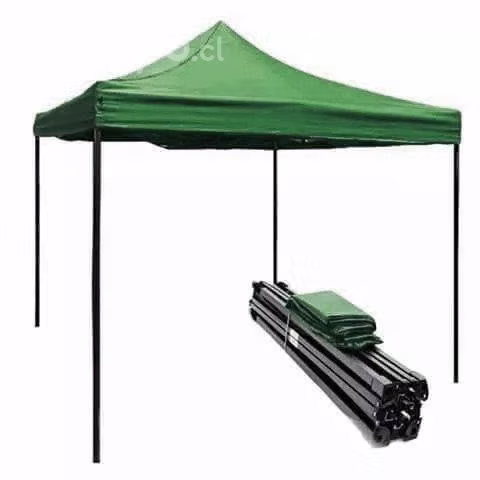 Toldo Plegable 3x3 Verde Filtro Uv Impermeable