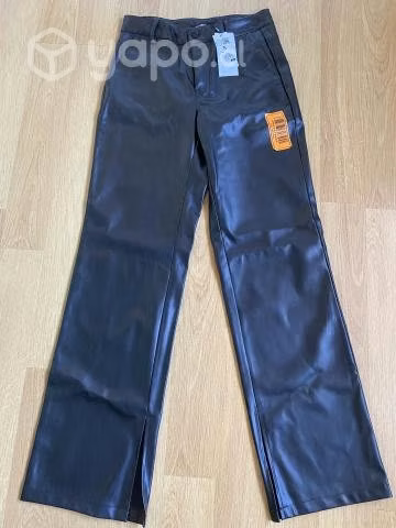 Pantalon Wide Leg Ecocuero, marca Opposite - Imagen 2