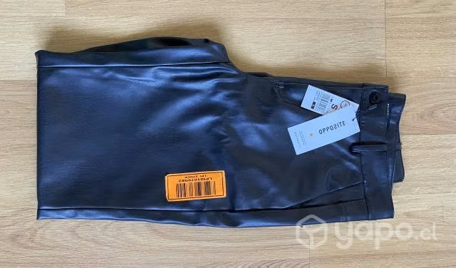 Pantalon Wide Leg Ecocuero, marca Opposite - Imagen 3