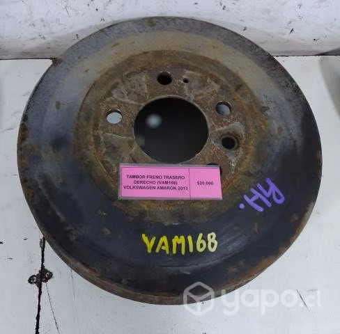 Tambor Freno Trasero Derecho (VAM168) VW Amarok