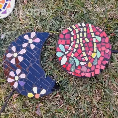 Trabajos en Mosaico, escalas, muros