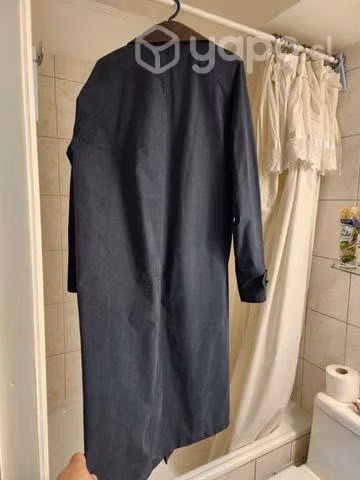 Impermeable azul talla L