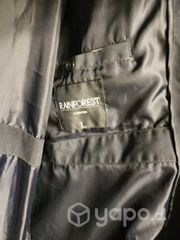 Impermeable azul talla L - Imagen 2
