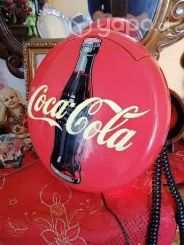 Teléfono de coca cola vintage, de coleccion