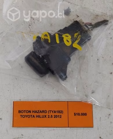 Boton Hazard (TYA182) Toyota Hilux 2.5 2012