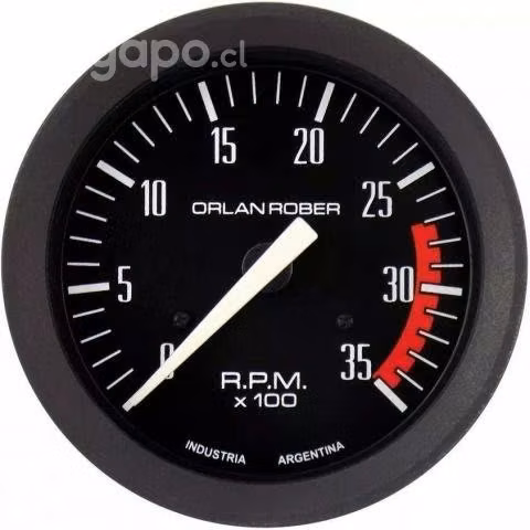 Tacómetro Orlan Rober Eléctrico Diesel 12/24v 3500