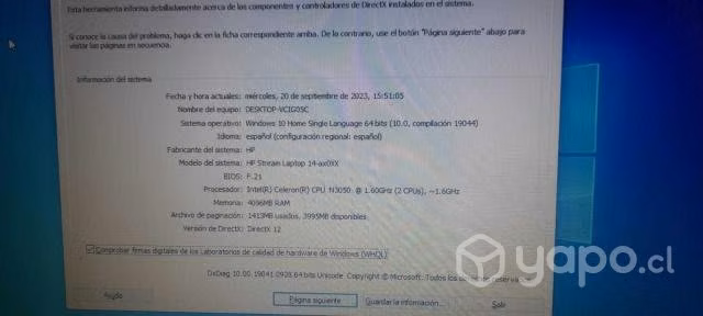Notebook hp