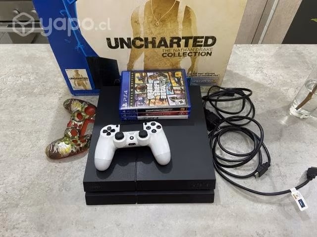 Ps4 fat 500 gb + juegos