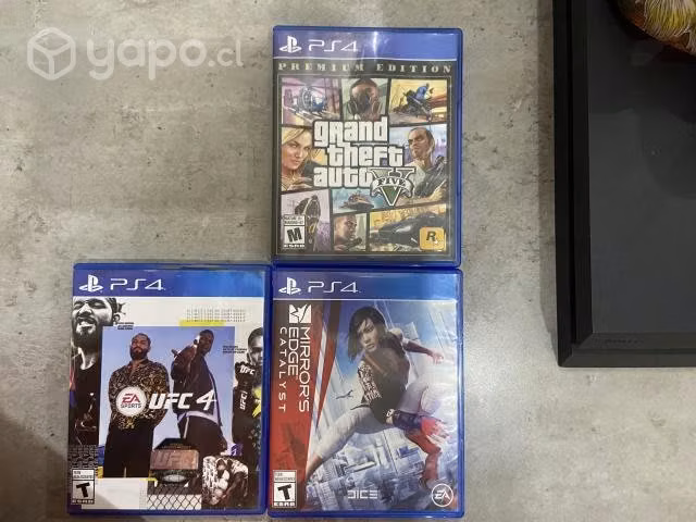 Ps4 fat 500 gb + juegos