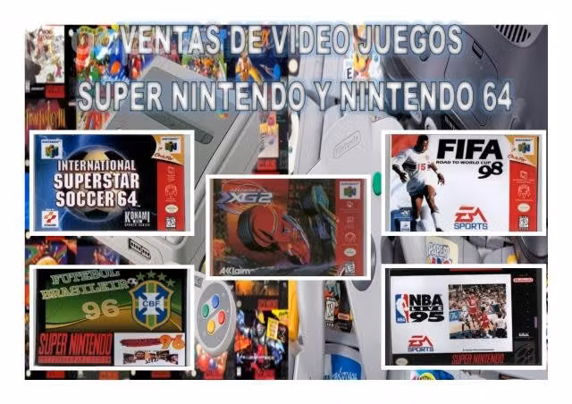 Video juegos snes y n64
